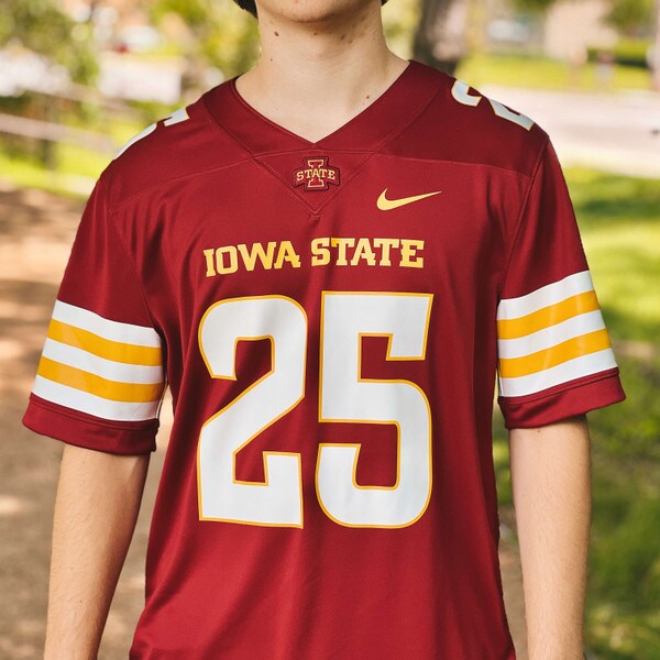 Nike® I-State Cardinal 2025 Football Jersey
